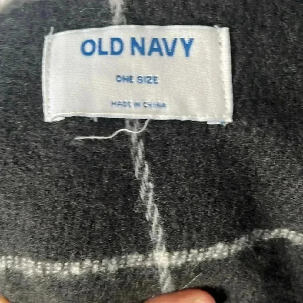 Old Navy Stripe Open Front Wrap Poncho Size One S… - image 5